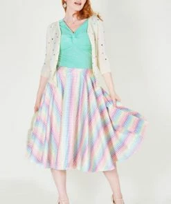 Voodoo Vixen Isla Pastel Polka Dot Cardigan -ROCKABILLY TOPS Shop isla pastel polka dot cardigan voodoo vixen 4 300x