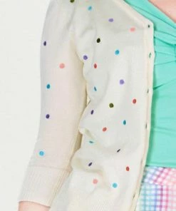 Voodoo Vixen Isla Pastel Polka Dot Cardigan -ROCKABILLY TOPS Shop isla pastel polka dot cardigan voodoo vixen 5 300x