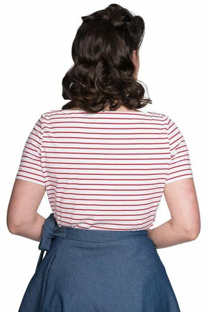 Banned Italy Sail Stripe Top 4 Banned Italy Sail Stripe Top - Image 2