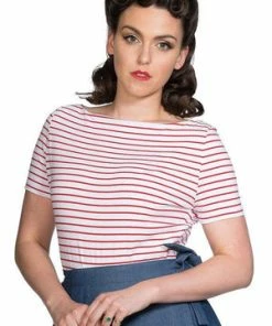 Banned Italy Sail Stripe Top