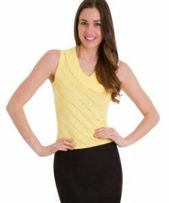 Banned It’s A Wrap Pointelle Knit Top -ROCKABILLY TOPS Shop its a wrap pointelle knit top banned 7 300x