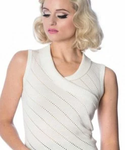 Banned It’s A Wrap Pointelle Knit Top