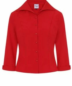 Banned Janine Blouse 24 Banned Janine Blouse -ROCKABILLY TOPS Shop janine blouse banned 5 300x