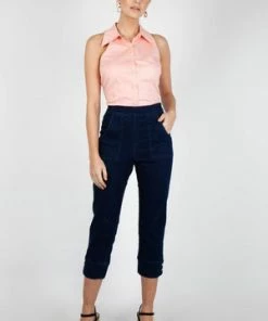 Voodoo Vixen Jasmine Sleeveless Shirt -ROCKABILLY TOPS Shop jasmine sleeveless shirt voodoo vixen 10 300x