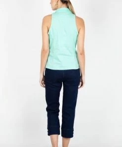 Voodoo Vixen Jasmine Sleeveless Shirt -ROCKABILLY TOPS Shop jasmine sleeveless shirt voodoo vixen 5 300x