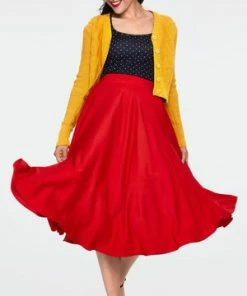 Voodoo Vixen Jazmine 1940s Heart Knit Cardigan -ROCKABILLY TOPS Shop jazmine 1940s mustard heart knit cardigan caa 3507 04.1020 300x