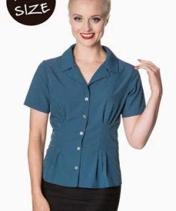 Banned Ladies Blouse -ROCKABILLY TOPS Shop ladies blouse banned 10 300x