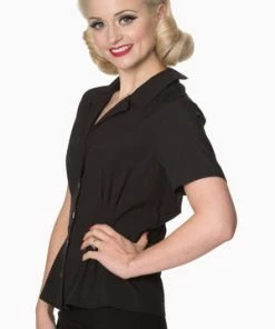Banned Ladies Blouse -ROCKABILLY TOPS Shop ladies blouse banned 3 300x