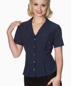 Banned Ladies Blouse -ROCKABILLY TOPS Shop ladies blouse banned 5 300x