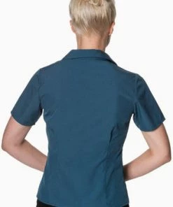 Banned Ladies Blouse -ROCKABILLY TOPS Shop ladies blouse banned 9 300x