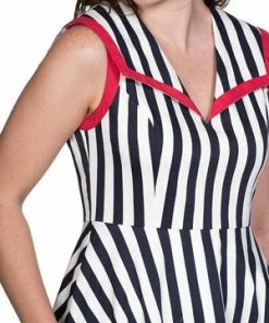 Banned Land Ahoy Dress 9 Banned Land Ahoy Dress -ROCKABILLY TOPS Shop land ahoy dress banned 4 300x