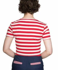 Banned Land Ahoy T-Shirt -ROCKABILLY TOPS Shop land ahoy t shirt banned 2 300x