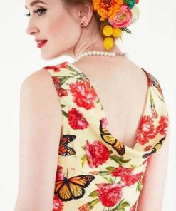 Voodoo Vixen Laura Butterfly Swing Dress 10 Voodoo Vixen Laura Butterfly Swing Dress -ROCKABILLY TOPS Shop laura butterfly swing dress voodoo vixen 4 300x