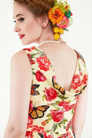 Voodoo Vixen Laura Butterfly Swing Dress 6 Voodoo Vixen Laura Butterfly Swing Dress - Image 4