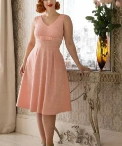 Voodoo Vixen Lauren Peach Bridal Dress 14 Voodoo Vixen Lauren Peach Bridal Dress -ROCKABILLY TOPS Shop lauren peach bridal dress voodoo vixen 6 300x