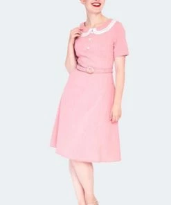 Voodoo Vixen Layered Collar Belted Dress 9 Voodoo Vixen Layered Collar Belted Dress -ROCKABILLY TOPS Shop layered collar belted dress dra 9530 01.1376 300x