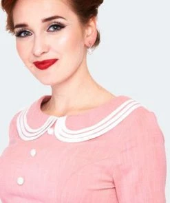 Voodoo Vixen Layered Collar Belted Dress 11 Voodoo Vixen Layered Collar Belted Dress -ROCKABILLY TOPS Shop layered collar belted dress dra 9530 04.1376 300x