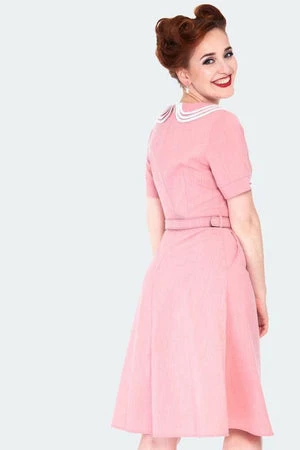 Voodoo Vixen Layered Collar Belted Dress 4 Voodoo Vixen Layered Collar Belted Dress - Image 2