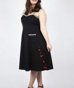 Voodoo Vixen Layla Cherry And Daisy Flared Dress -ROCKABILLY TOPS Shop layla cherry and daisy flared dress voodoo vixen 10 45d5c9bf 92af 43a5 a746 1fe5fb319d81 300x