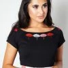 Voodoo Vixen Leah Parasole Knit Top -ROCKABILLY TOPS Shop leah parasole knit top voodoo vixen 300x