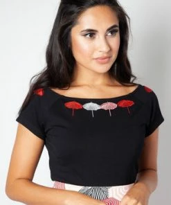 Voodoo Vixen Leah Parasole Knit Top