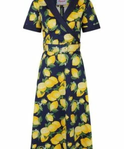 Banned Lemon Swing Dress -ROCKABILLY TOPS Shop lemon swing dress banned 5 300x