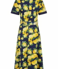Banned Lemon Swing Dress -ROCKABILLY TOPS Shop lemon swing dress banned 6 300x