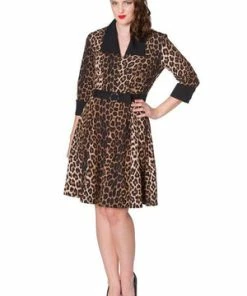 Banned Leo-La-La Dress 9 Banned Leo-La-La Dress -ROCKABILLY TOPS Shop leo la la dress banned 3 300x