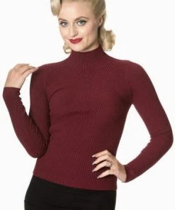 Banned Lets Tango Polo Neck -ROCKABILLY TOPS Shop lets tango polo neck banned 7 300x