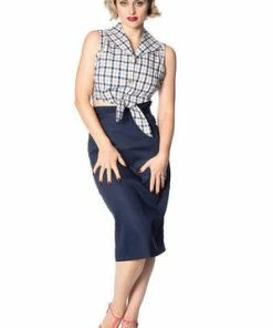 Banned Lets Vacay Button Top -ROCKABILLY TOPS Shop lets vacay button top banned 4 300x