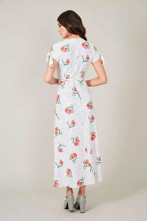 Voodoo Vixen Lilian V-neck Dress 4 Voodoo Vixen Lilian V-neck Dress - Image 2