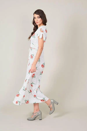 Voodoo Vixen Lilian V-neck Dress 5 Voodoo Vixen Lilian V-neck Dress - Image 3