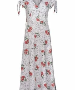 Voodoo Vixen Lilian V-neck Dress 18 Voodoo Vixen Lilian V-neck Dress -ROCKABILLY TOPS Shop lilian v neck dress voodoo vixen 8 300x