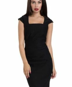 Voodoo Vixen Lillian Pencil Dress 14 Voodoo Vixen Lillian Pencil Dress -ROCKABILLY TOPS Shop lillian pencil dress voodoo vixen 5 300x
