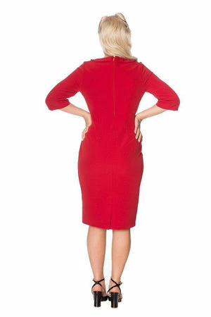 Banned Lipstick Pencil Dress 4 Banned Lipstick Pencil Dress - Image 2