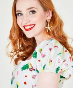 Voodoo Vixen Lola Fruit Print Flared Tea Dress 13 Voodoo Vixen Lola Fruit Print Flared Tea Dress -ROCKABILLY TOPS Shop lola fruit print flared tea dress dra 8669 03.448 300x