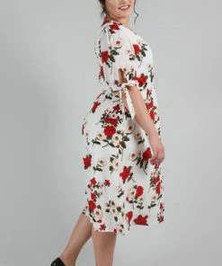 Voodoo Vixen Lorelei Floral Calf Length Dress 18 Voodoo Vixen Lorelei Floral Calf Length Dress -ROCKABILLY TOPS Shop lorelei floral calf length dress voodoo vixen 8 300x