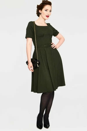 Voodoo Vixen Lucia Short Sleeve Midi Dress 5 Voodoo Vixen Lucia Short Sleeve Midi Dress - Image 3