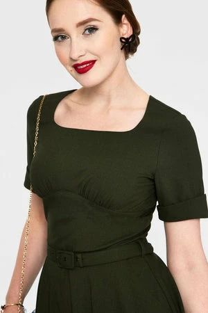 Voodoo Vixen Lucia Short Sleeve Midi Dress 7 Voodoo Vixen Lucia Short Sleeve Midi Dress - Image 5