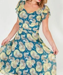 Voodoo Vixen Lucy Peacock Summer Dress