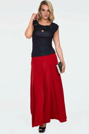 Voodoo Vixen Maddie Black Polka Dot Keyhole Top 5 Voodoo Vixen Maddie Black Polka Dot Keyhole Top - Image 3