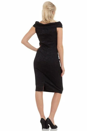 Voodoo Vixen Maisie Paisley Pencil Dress 4 Voodoo Vixen Maisie Paisley Pencil Dress - Image 2