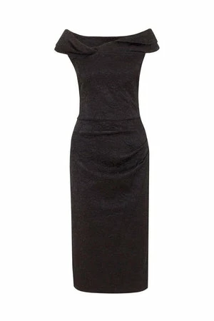 Voodoo Vixen Maisie Paisley Pencil Dress 6 Voodoo Vixen Maisie Paisley Pencil Dress - Image 4