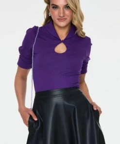 Voodoo Vixen Mali Keyhole Blouse