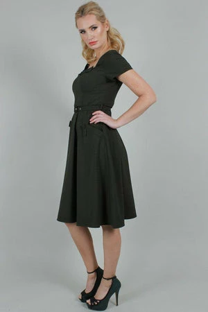 Voodoo Vixen Marine Front Bodice Flared Dress 10 Voodoo Vixen Marine Front Bodice Flared Dress - Image 8