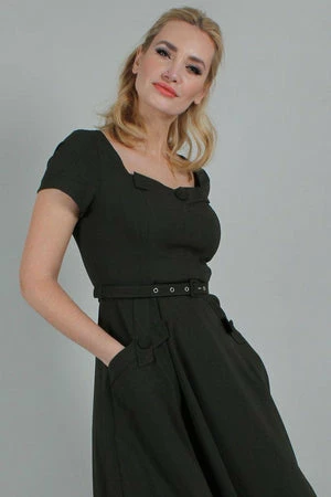 Voodoo Vixen Marine Front Bodice Flared Dress 11 Voodoo Vixen Marine Front Bodice Flared Dress - Image 9