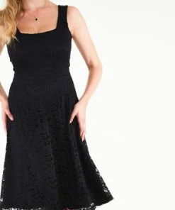 Voodoo Vixen Maxine Black Lace Dress -ROCKABILLY TOPS Shop maxine black lace dress dra 8127 03.474 300x