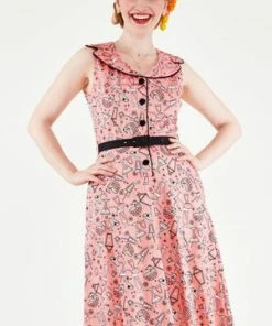 Voodoo Vixen May Belle Pink Cocktail Dress