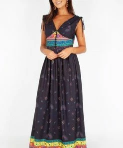 Voodoo Vixen Megan Fiesta Maxi Dress 10 Voodoo Vixen Megan Fiesta Maxi Dress -ROCKABILLY TOPS Shop megan fiesta maxi dress voodoo vixen 3 300x