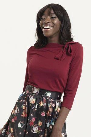 Voodoo Vixen Melanie Tie Neck Top 5 Voodoo Vixen Melanie Tie Neck Top - Image 3